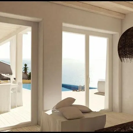 Luxury Mykonos Aegean Blue Private Pool Kastro Villa