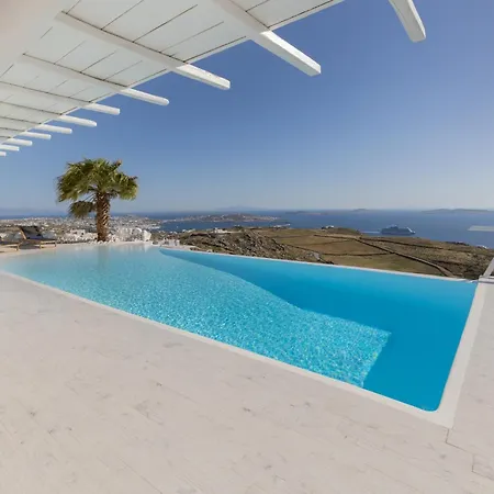 Aetherion Mykonos 9 Bedrooms Infinity Pool Sea Views 빌라