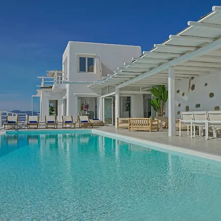 Aetherion Mykonos 9 Bedrooms Infinity Pool Sea Views 빌라