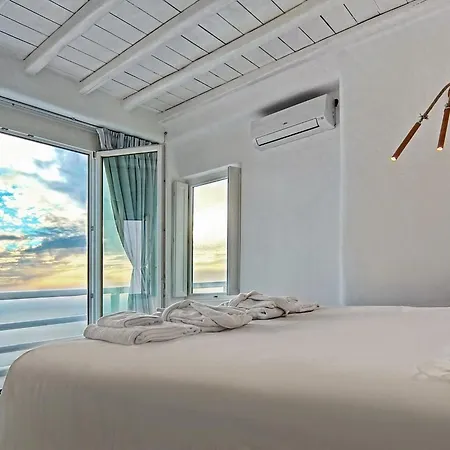 Aetherion Mykonos 9 Bedrooms Infinity Pool Sea Views 빌라